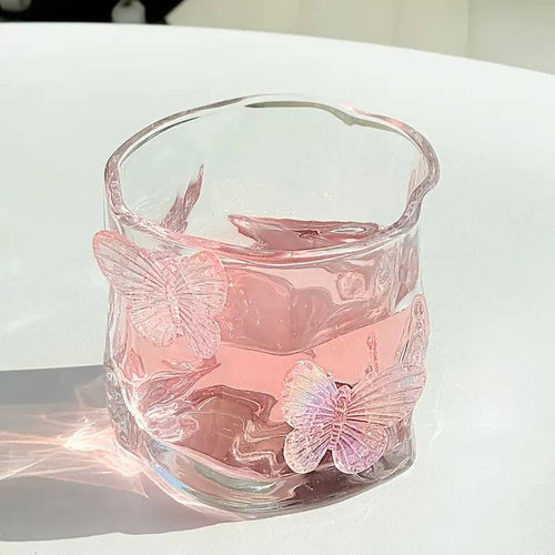 Butterfly Charm Glass
