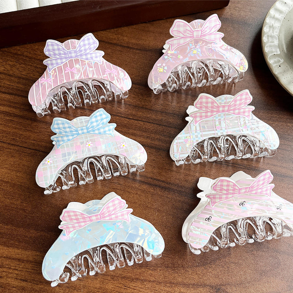 Pinterest Bow Print Claw Clip