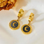 Aesthetic Moon Necklace Set