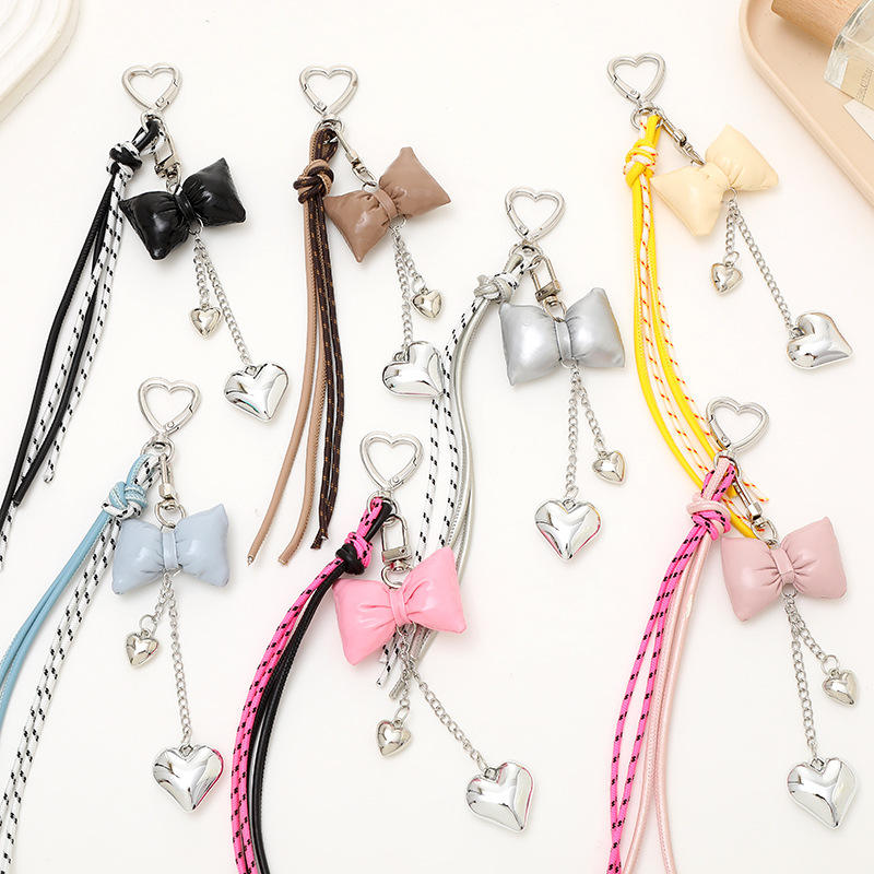 Cute Soft Bow Phone Charm