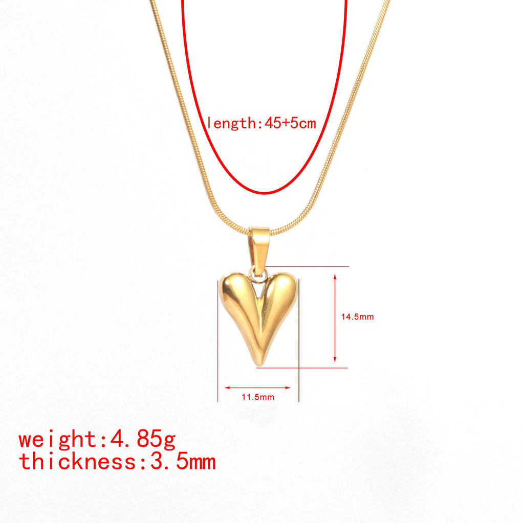 BIG HEART NECKLACE