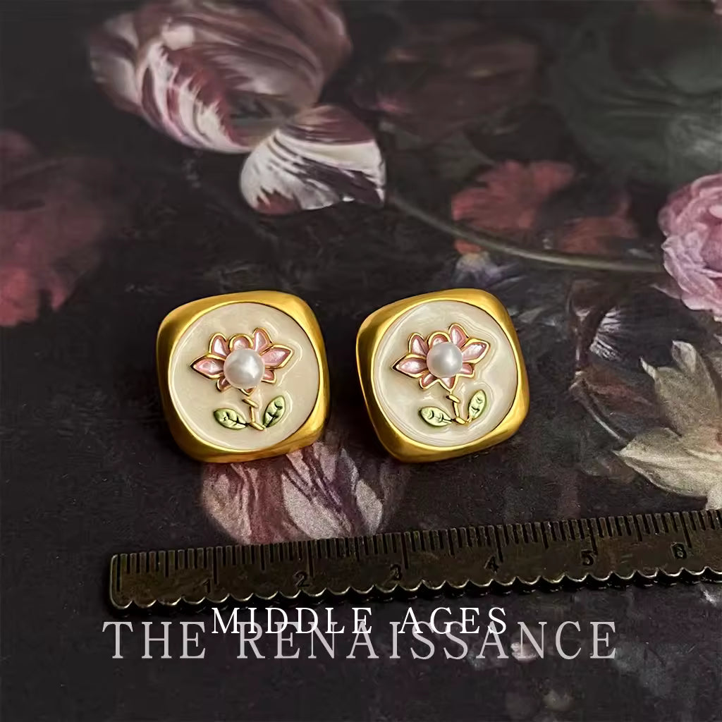 Beautiful Enamel Resin Earring