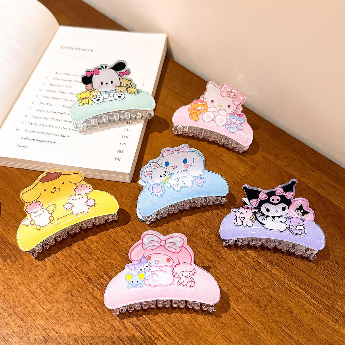 Cute Kuromi Character Claw clip