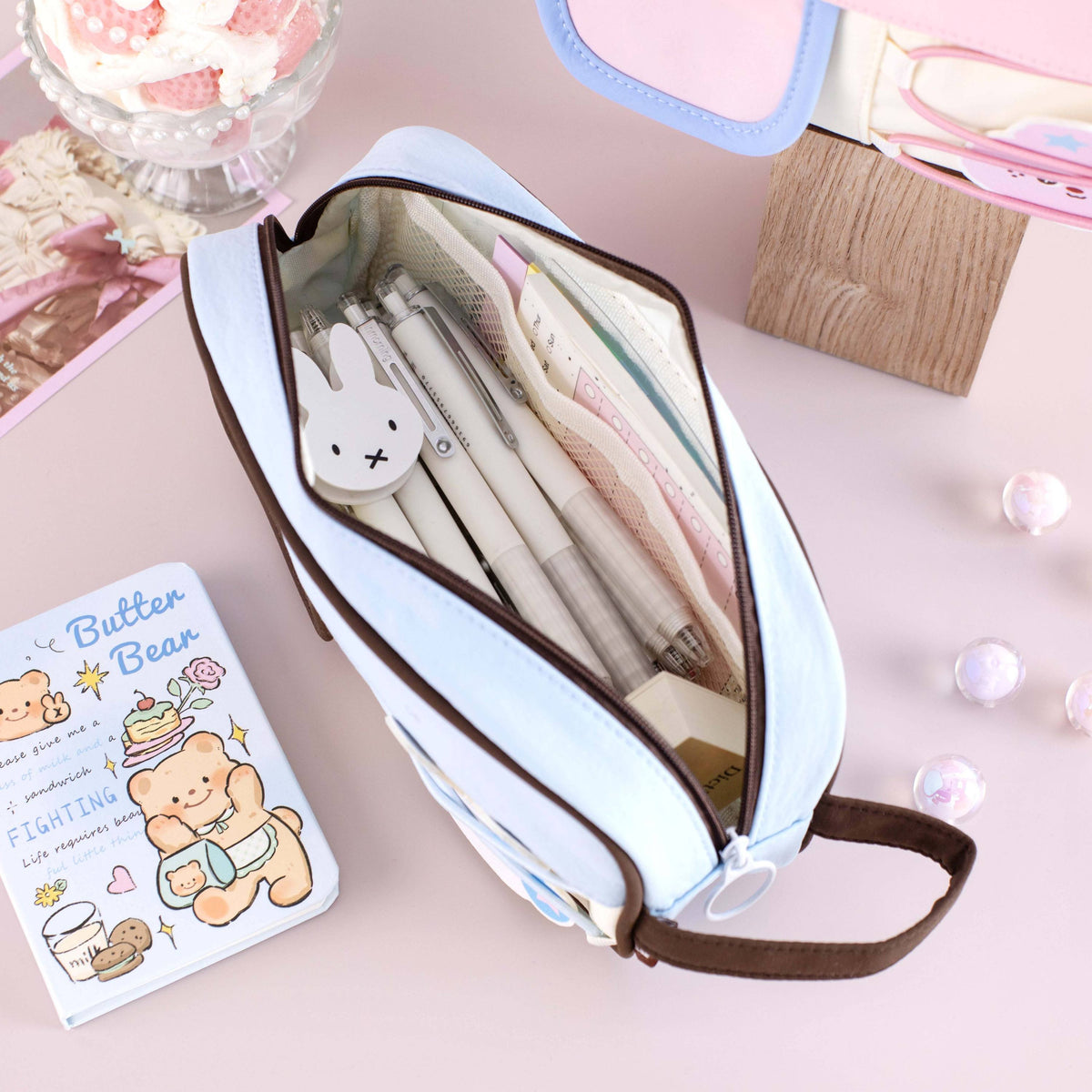 Kuromi Soft Pouch With Soft Plushies