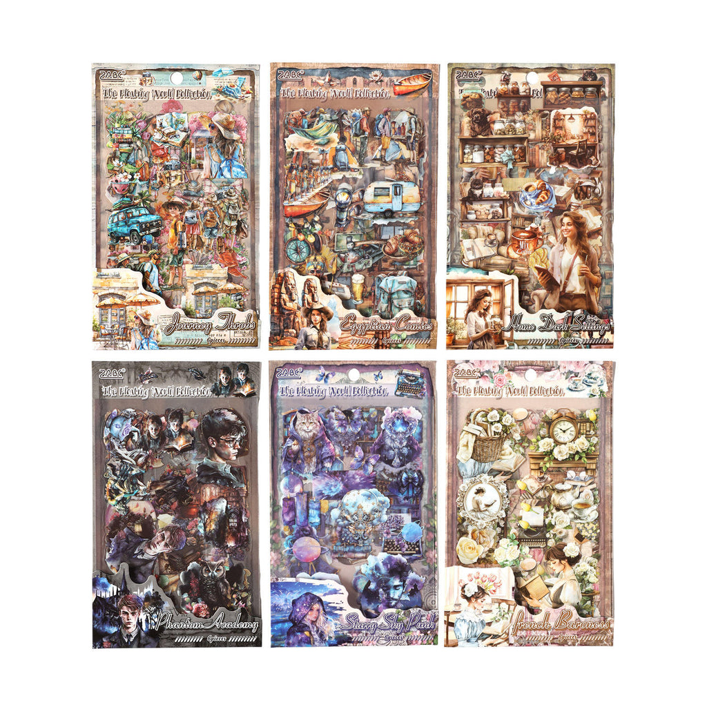Vintage Series Of Exquisite Die-cut Stickers