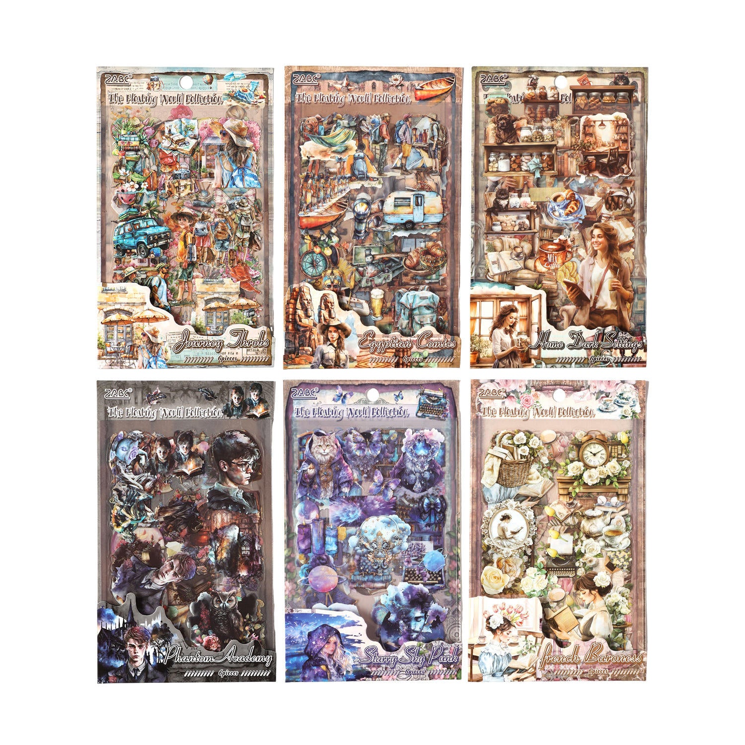 Vintage Series Of Exquisite Die-cut Stickers