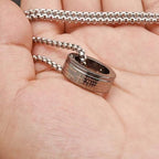Versatile Men Chain with a Ring