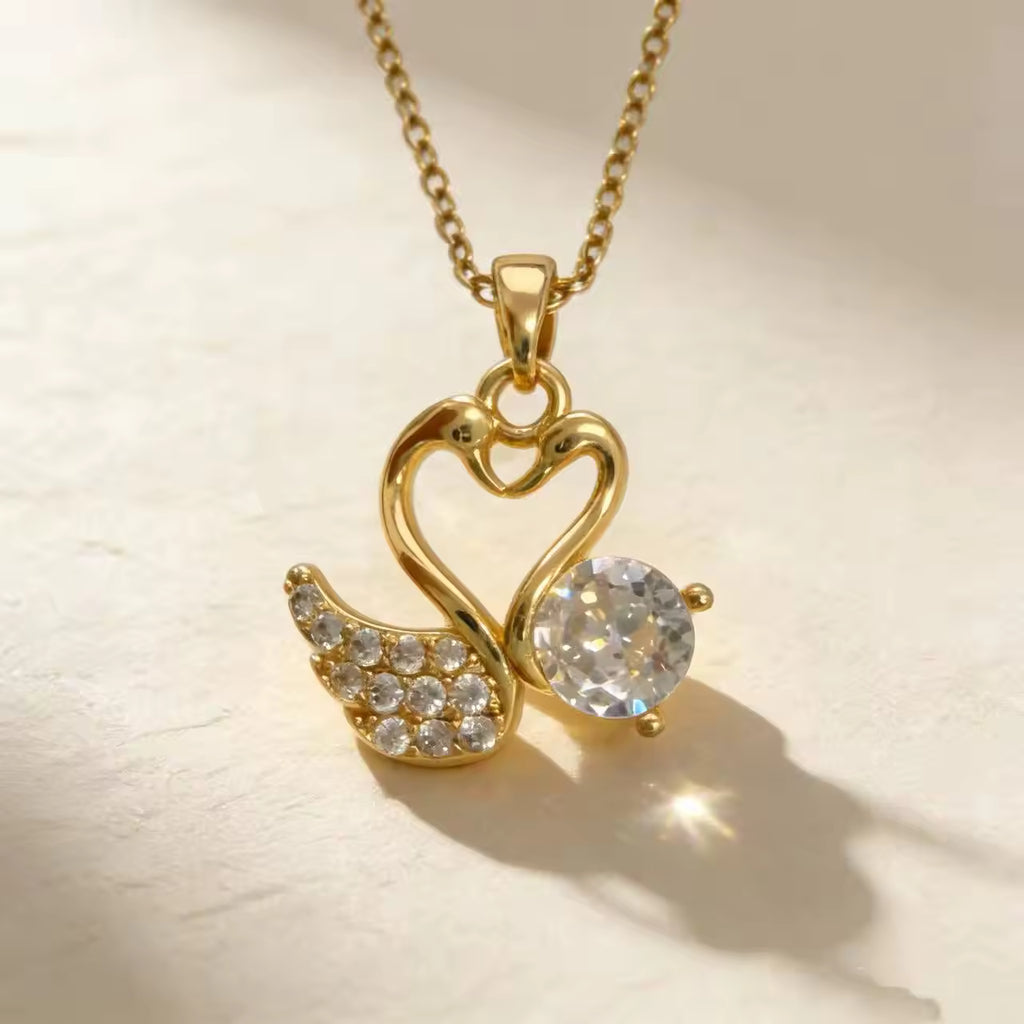 Swan Pendant Necklace