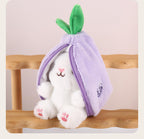 Cute Hiding Rabbit Keychain
