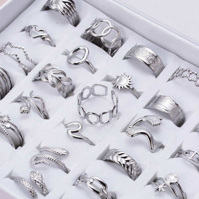 Silver Finger Ring (Random)