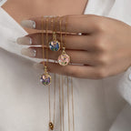 Enamel Resin Necklace