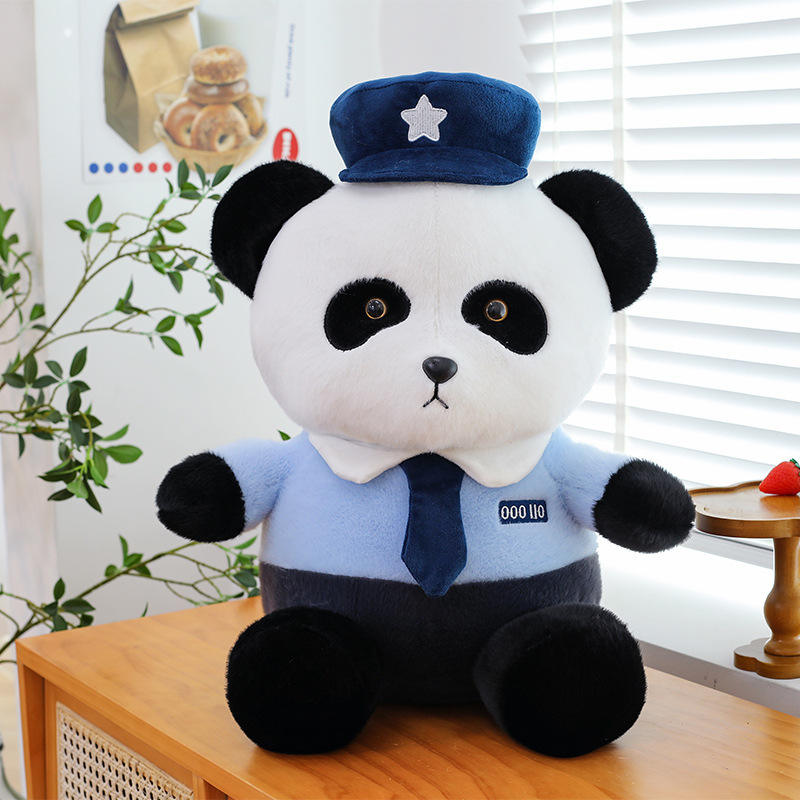 Panda In School Uniform