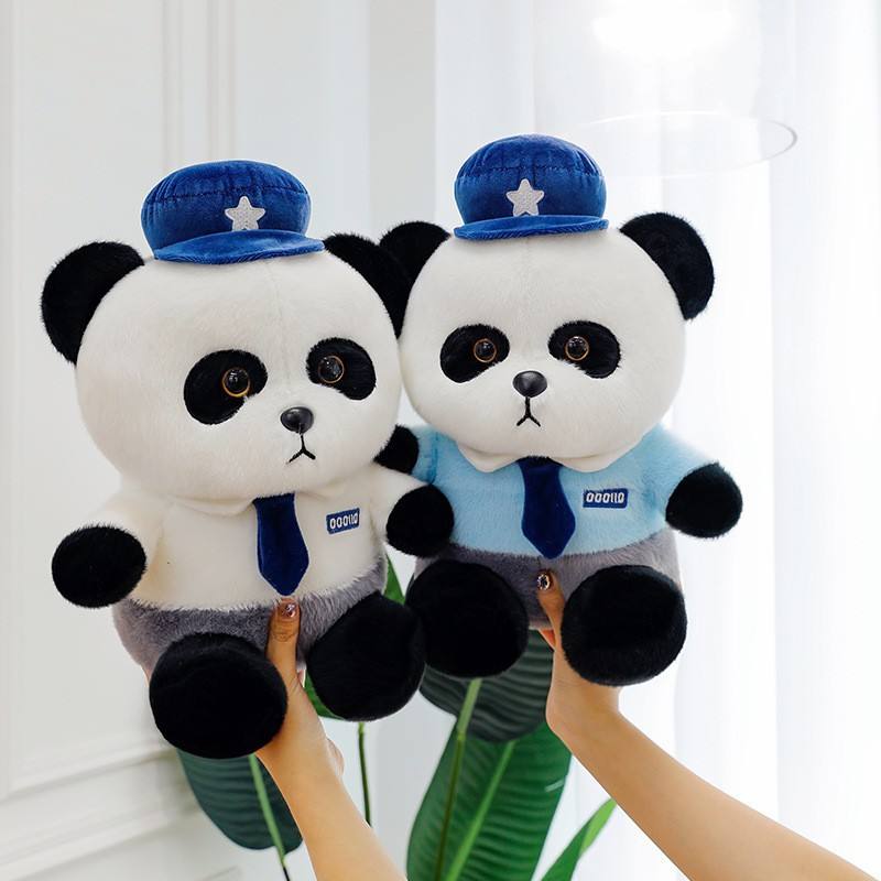 Panda In School Uniform