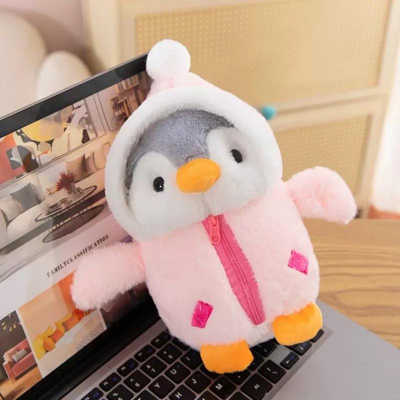Penguin With Hoodie Soft Toy