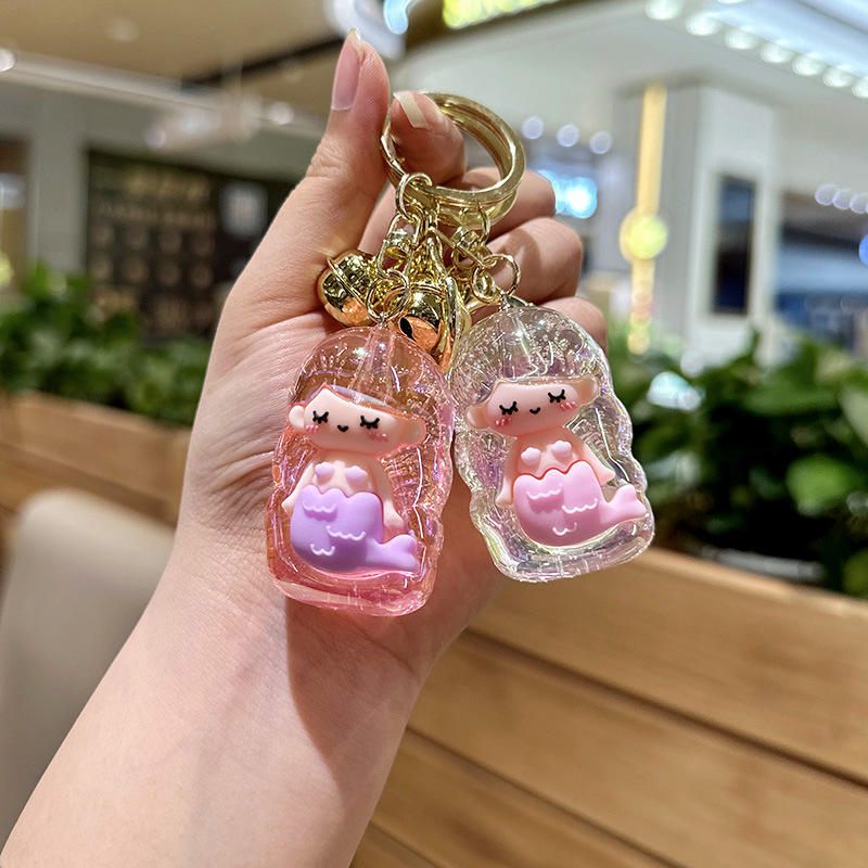Holographic Mermaid Keychain