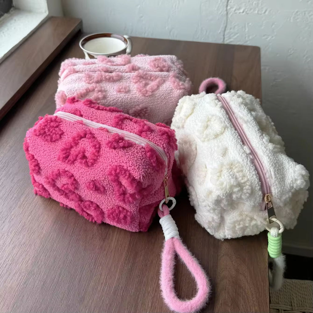Heart Shaped Cosmetic Pouch