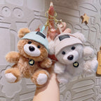 Cute Teddy with Cap Keychain