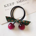 Cherry Charm Scrunchies