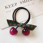 Cherry Charm Scrunchies