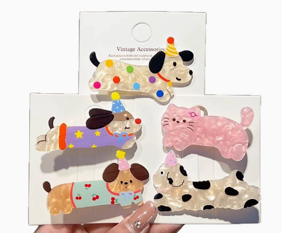 Cute Dog Claw Clips