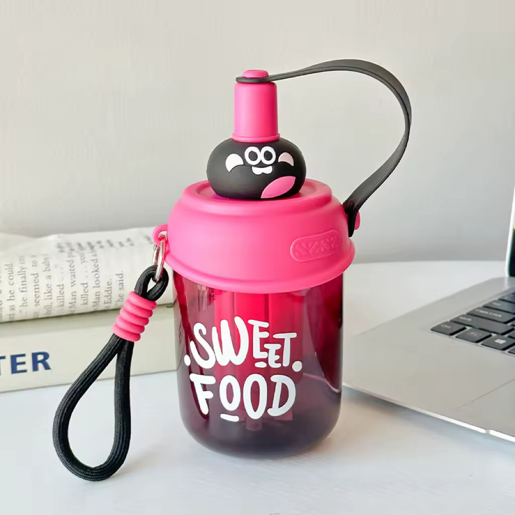 Fancy Plastic Water Bottle (550 ML)