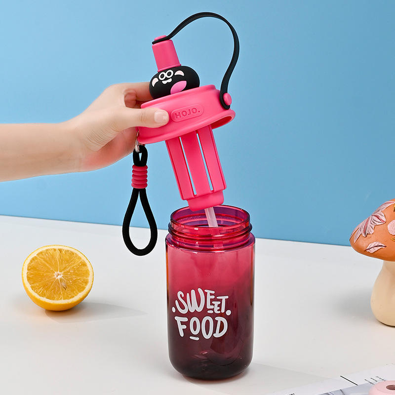 Fancy Plastic Water Bottle (550 ML)