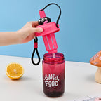 Fancy Plastic Water Bottle (550 ML)