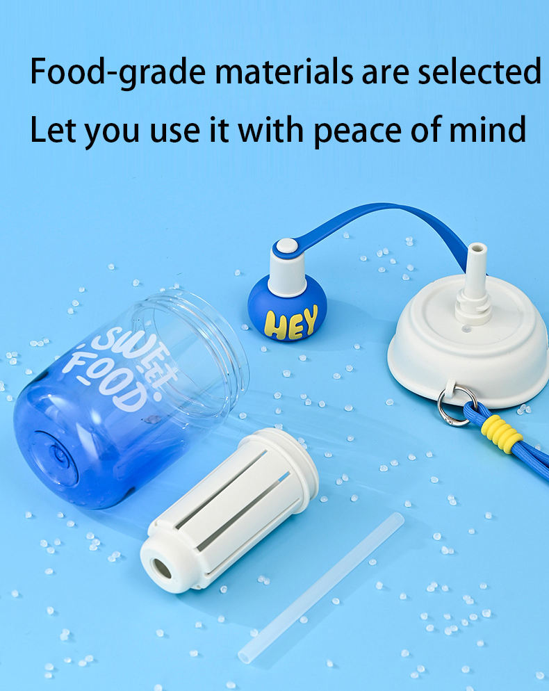 Fancy Plastic Water Bottle (550 ML)