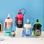 Fancy Plastic Water Bottle (550 ML)