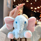 Cute Elephant Plushie Keychain