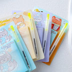 Cute Creamy Bear Sticky Note With Pen