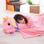 Fancy Unicorn Plushies & Blanket