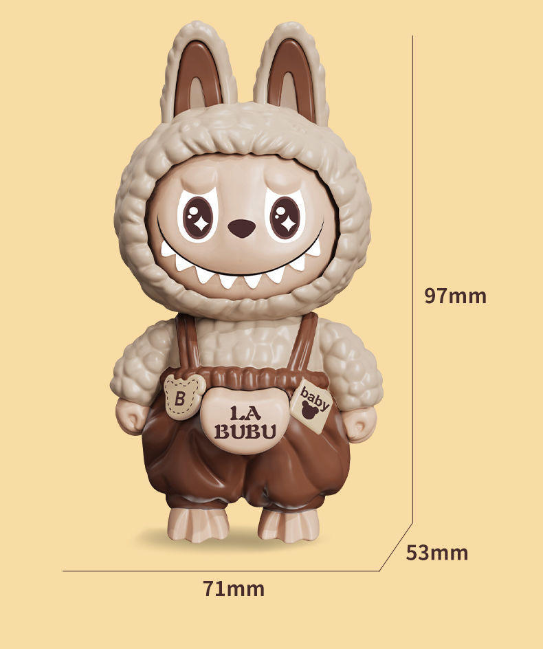 Labubu Face Changing Keychain