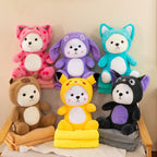 Cute Teddy Plushies & Blanket