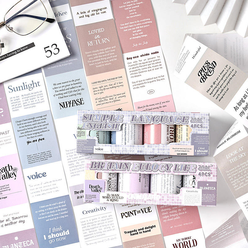 English Language Roll Stickers
