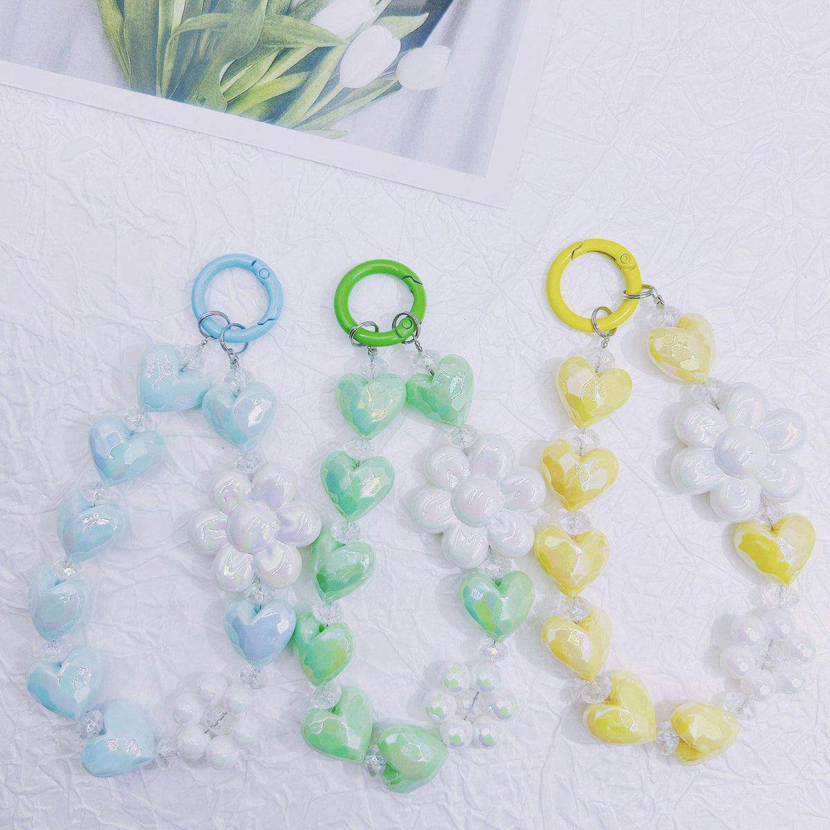 Cute Flower Phone Charm