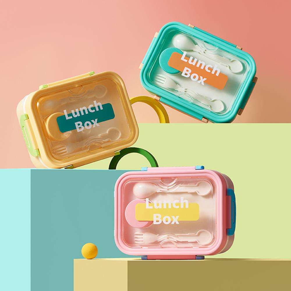 Cute Lunch Box WIth 3 Compartment