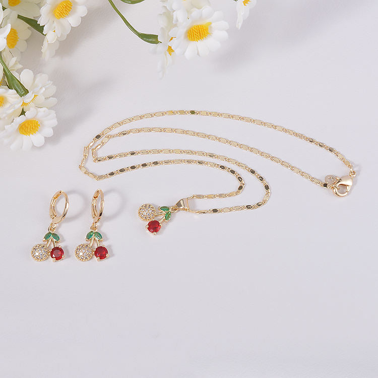 Beautiful Cherry Necklace