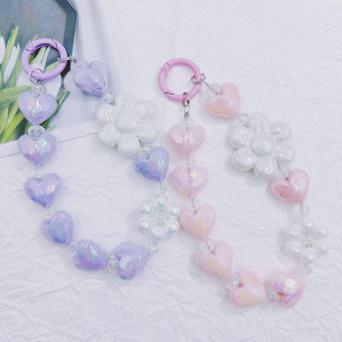 Cute Flower Phone Charm
