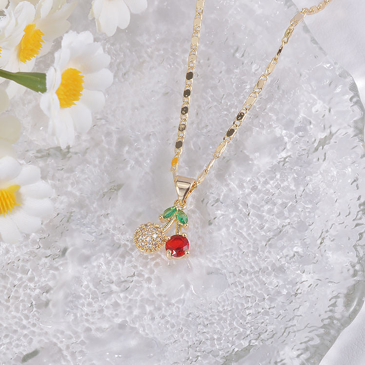 Beautiful Cherry Necklace