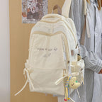 Korean Backpack With A Charm