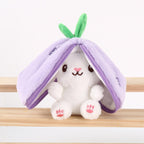 Cute Hiding Rabbit Keychain