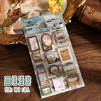 Embossed Oil Painting Stickers