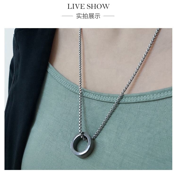 Versatile Men Chain with a Ring
