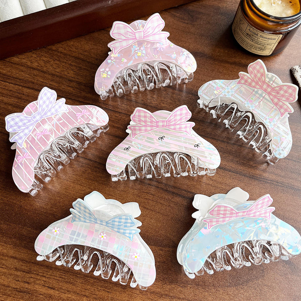 Pinterest Bow Print Claw Clip