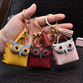 Owl Pouch Keychain