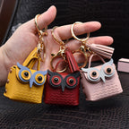 Owl Pouch Keychain