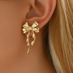 BIG BOW EARRING