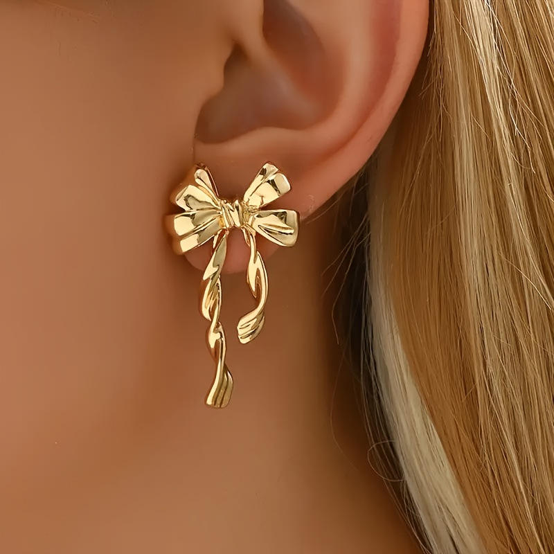 BIG BOW EARRING