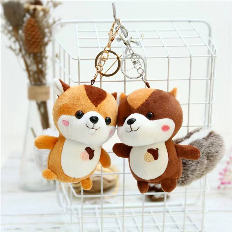 Squirrel Keychain